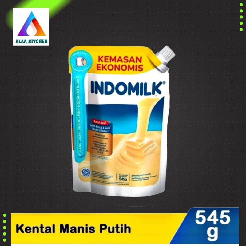 

INDOMILK susu kental manis putih pouch 545gr kemasan ekonomis