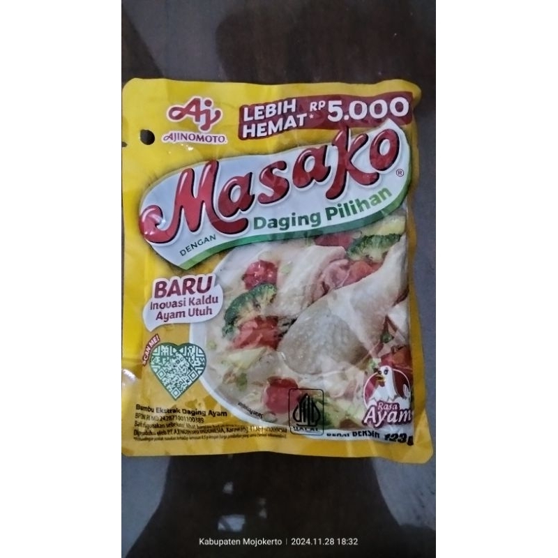 

Masako Kaldu Ayam 123 Gr