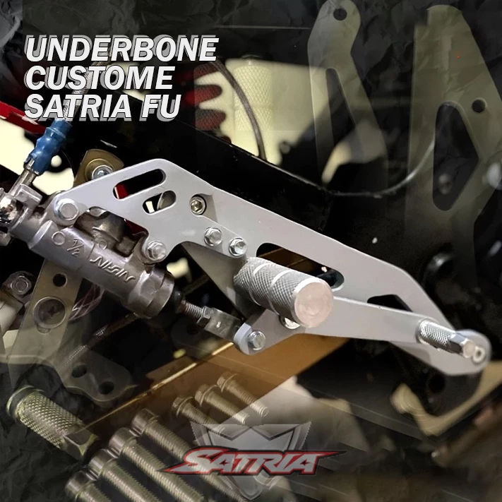Underbone Satria Fu Custom UB Suzuki Satria F/FU 150 plat besi tebal 10 mm