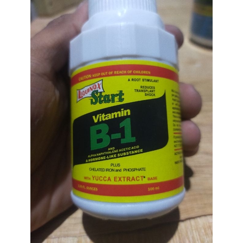 Liquinox Start Vitamin B-1 Plus Yucca Extract kemasan botol 100ml.