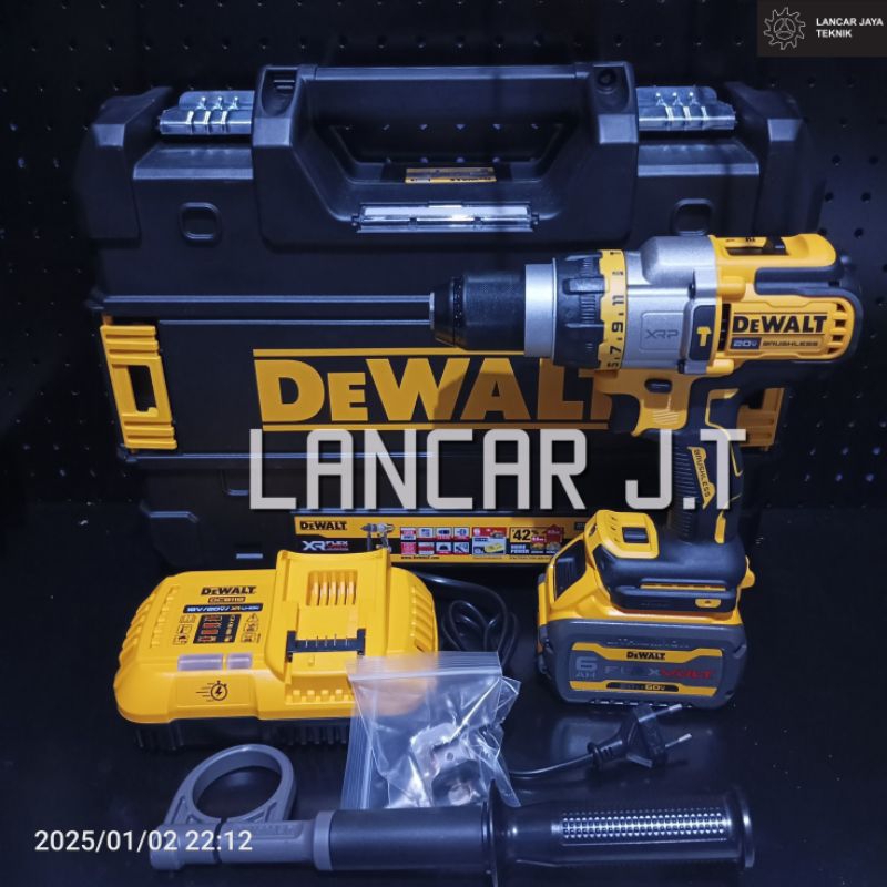 DEWALT DCD999 MESIN BOR IMPACT DRILL 13 MM CORDLESS BRUSHLESS DEWALT DCD999N BOR TEMBOK BETON BATERA