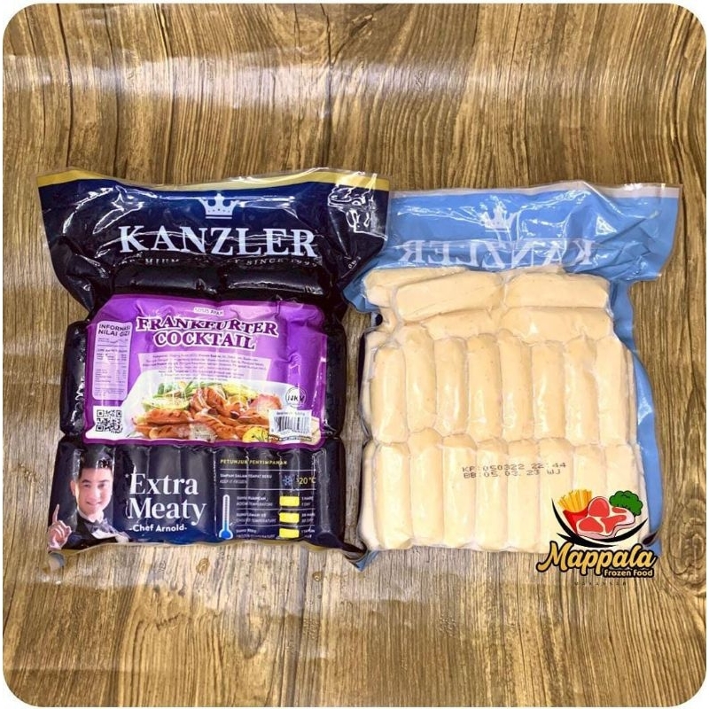 

Sosis Frankfurter Coctail Kanzler 500gr
