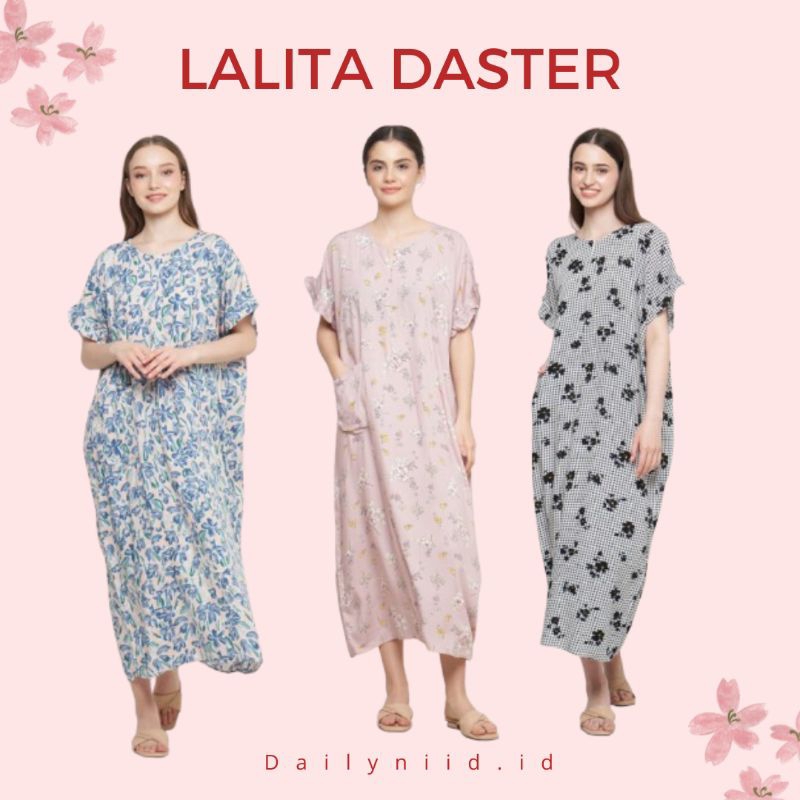 Lalita Daster Rayon Wanita Busui Jumbo Ld 130 cm /Daster Jumbo Ld 130cm