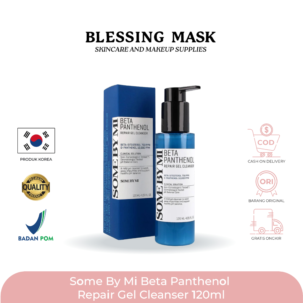 SOME BY MI Beta Panthenol Repair Gel Cleanser 120mL | Somebymi
