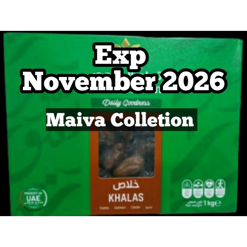 

Exp 2026 November Kurma Date crown khalas 1kg/khalas/date crown khalas/khalas 1kg