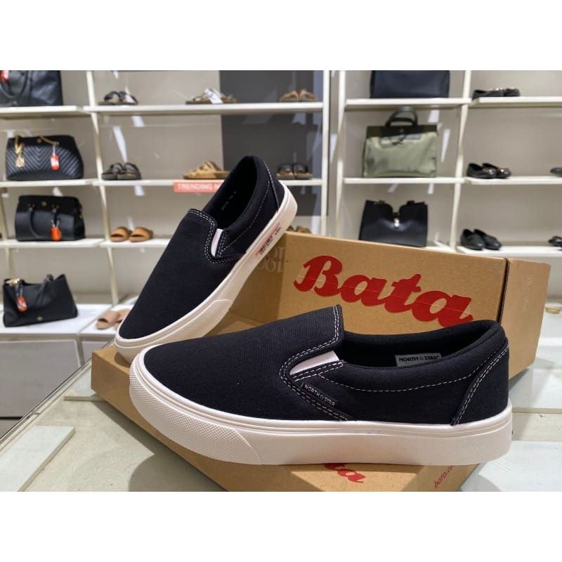 Sepatu North Star Bata Pria Dewasa Slip On Original 889-6210