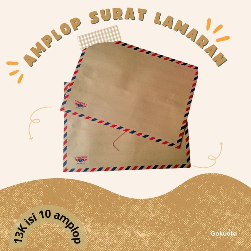 

10 AMPLOP SURAT LAMARAN KERJA | AMPLOP COKLAT LAMARAN
