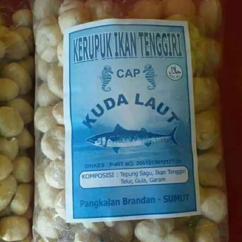 

Kerupuk Ikan Tenggiri Cap Kuda Laut 200gr, Khas Langkat Sumatera Utara