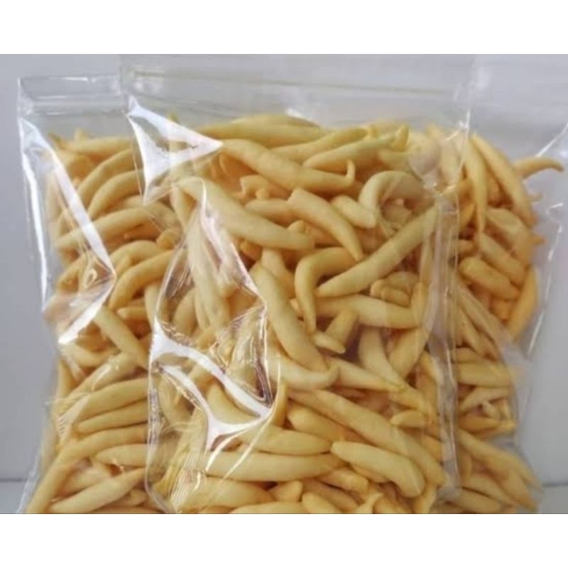 

stik kripik gabus asin manis
