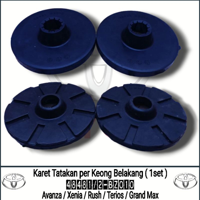 karet Tatakan per keong belakang Avanza Xenia Rush Terios (1set) - karet tatakan per keong avanza Or