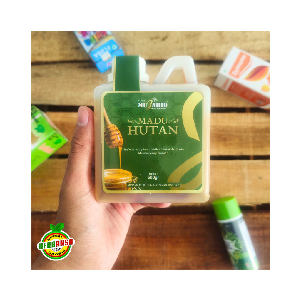 

Madu Kalimantan Mujahid 500 gr . Madu Hutan . Madu Murni
