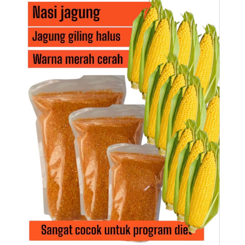 

nasi jagung beras jagung variasi kemasan 1kg