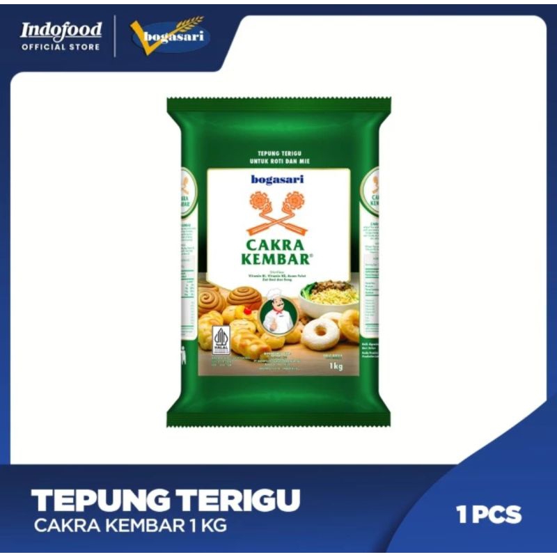 

Cakra Kembar Tepung Terigu Premium - 1kg