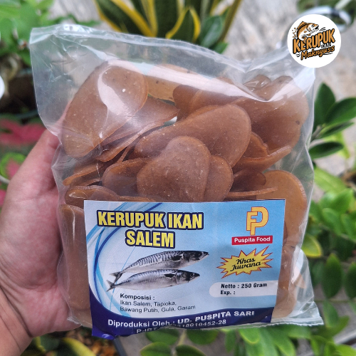 

Kerupuk Ikan Salem Mentah "Puspita Food" Asli Khas Juwana Pati 250gram