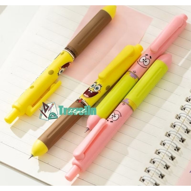 

Pulpen Cetek Spongebob Tinta Hitam 0.5 mm