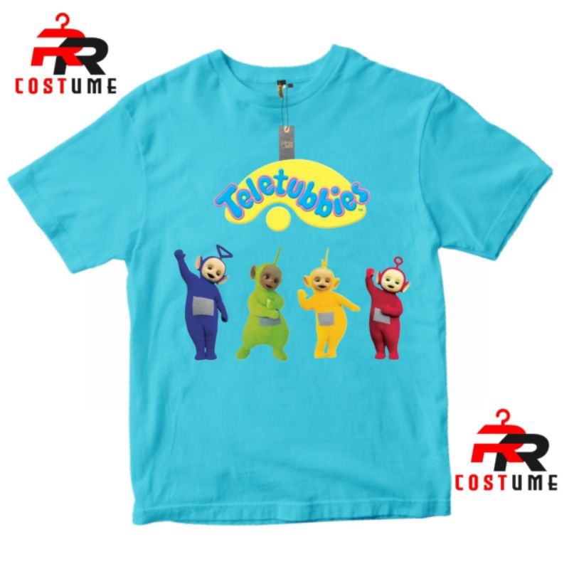 BAJU ANAK KAOS ANAK TELETUBBIES (FREE NAMA)