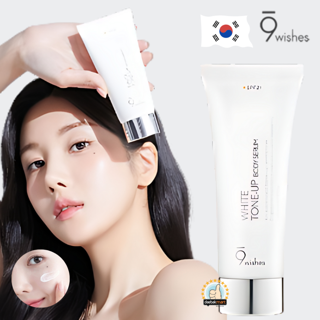 [Ready Stock] 9wishes White Tone-Up Body Serum SPF21