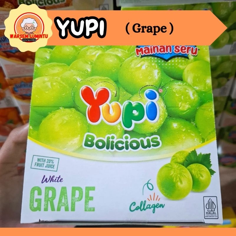 

YUPI BOLICIOUS WHITE GRAPE ( Isi 24 )