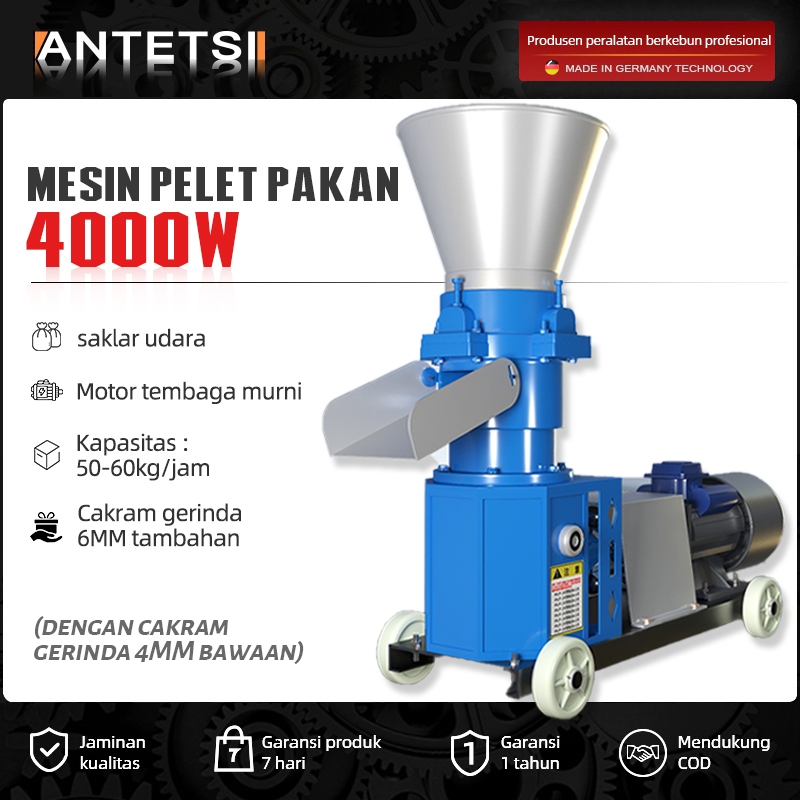 NEW 4000W Mesin pelet pakan/Mesin Cetak Pelet Vertikal Jumbo/mesin pelet/mesin pelet pakan