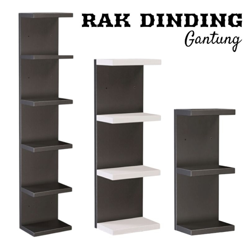 [Whispers] RAK GANTUNG TEMPEL DINDING - Rak Hiasan Dinding / Rak Dinding Meja Rias / Rak Dinding