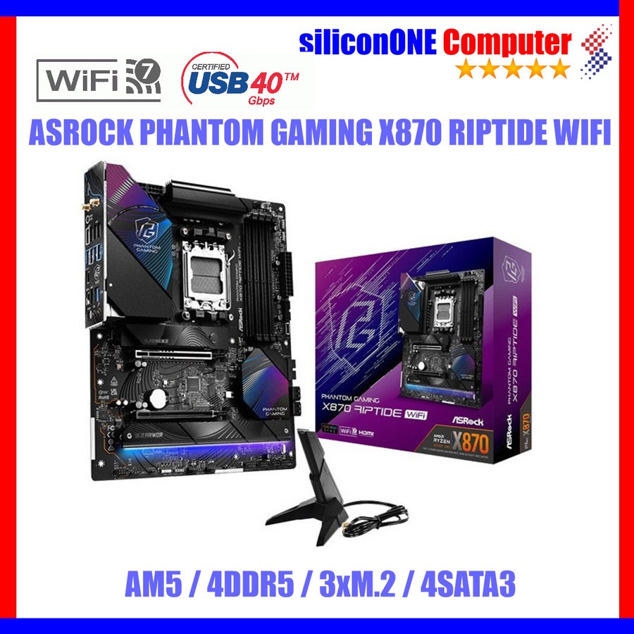 ASROCK X870 Riptide WiFi Phantom Gaming