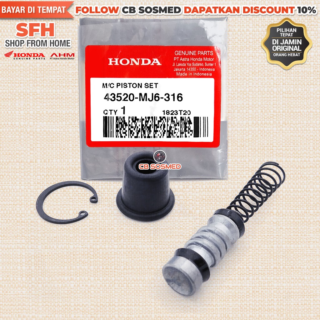 Seal Master Rem Belakang CRF150L K84 Sil Seal Kit Master Rem Belakang CRF 150L K84F Seal Master Cyli
