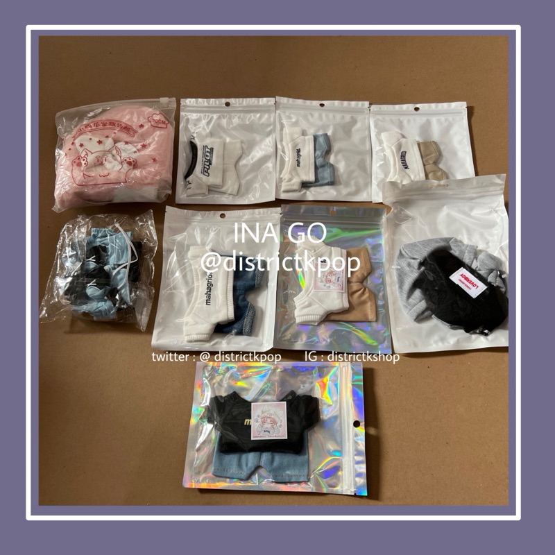 [READYS STOCK] SKZOO STRAY KIDS OUTFIT DOLL 20CM 15CM