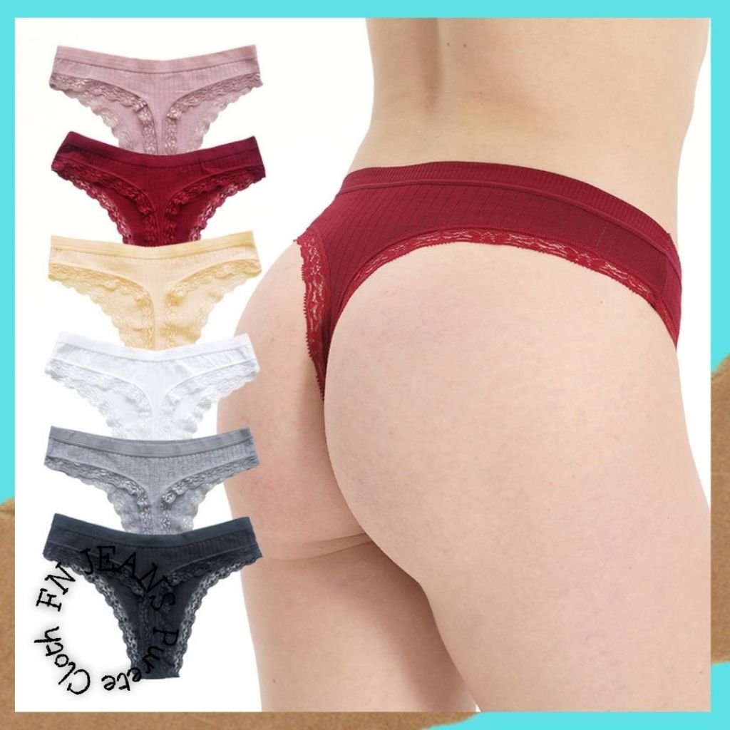 Celana Dalam Thong Wanita CD Model Thong Sexy Underwear Lingerie PDW 25
