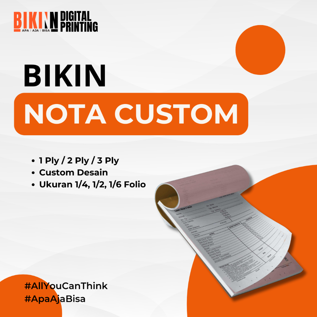 

Cetak Nota Custom