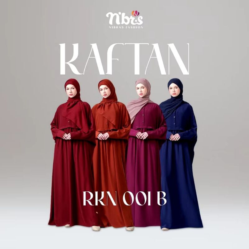 GAMIS NIBRAS RKN 001 B//ABAYA NIBRAS//BUSANA MUSLIM NIBRAS