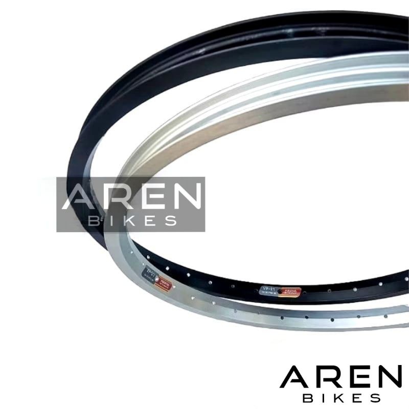 VELG SEPEDA 20 ARAYA VP21 LUBANG 36 HOLE 36H SILVER HITAM RIM RIMS ALUMUNIUM ALLOY RIM RIMS LUBANG M