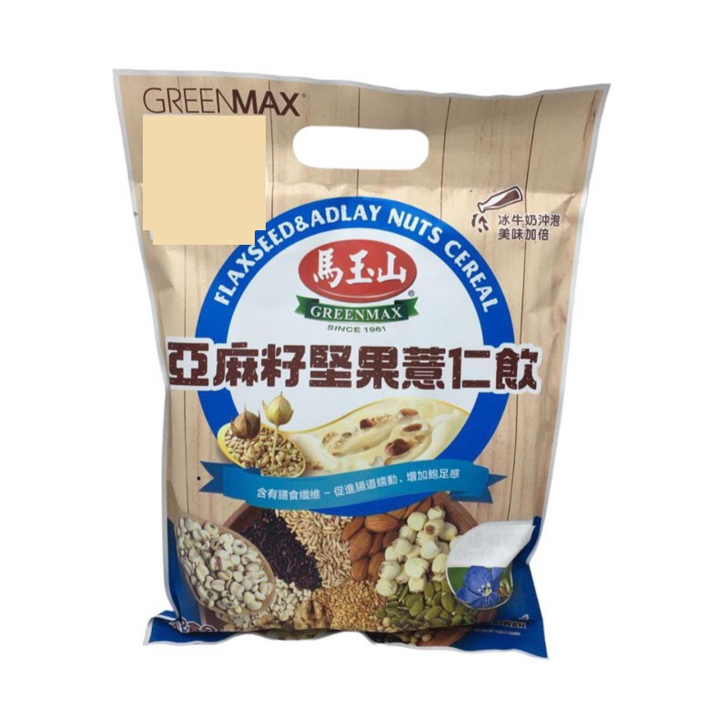 

GREENMAX FLAXSEED & ADLAY NUTS CEREAL 336GR