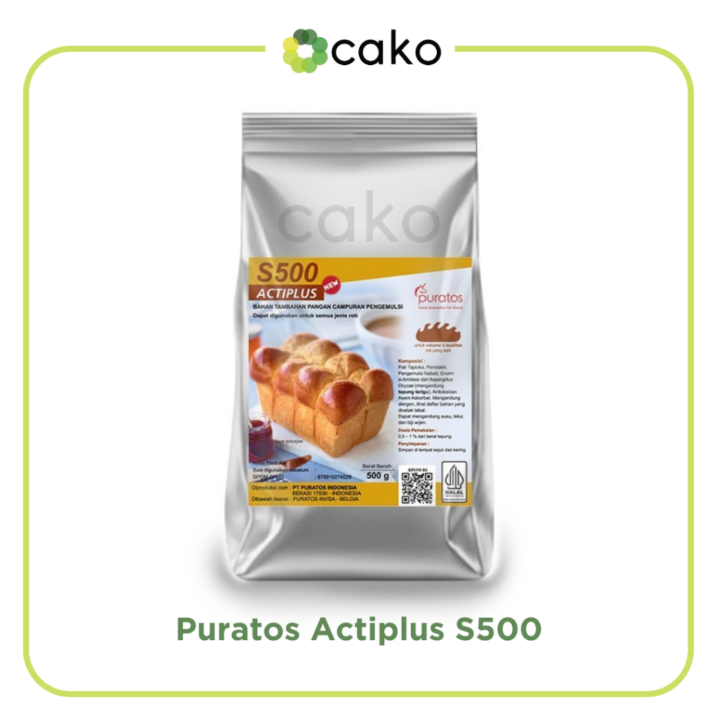 

Puratos Acti-plus S500 ( 500gr ) / Pengembang Pelembut Roti