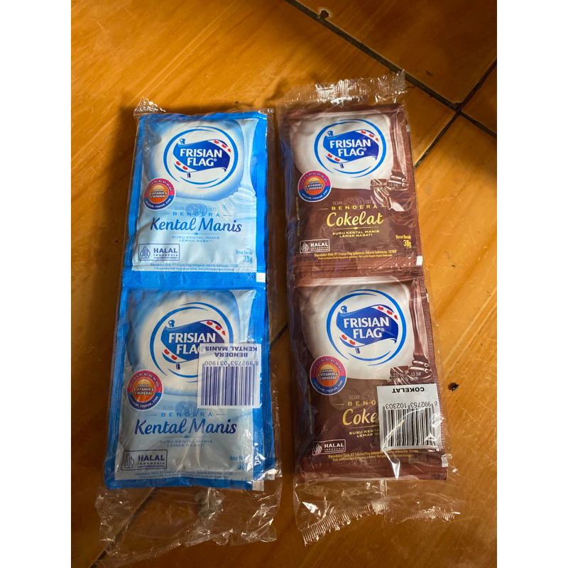 

susu bendera kental manis 6 x 38 gram