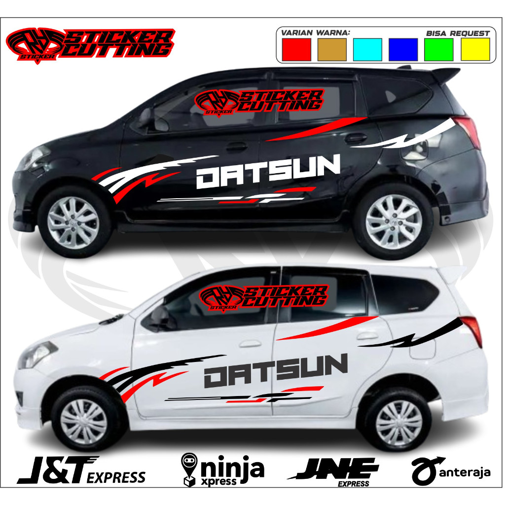 Sticker mobil datsun go stiker mobil datsun go sport terlaris