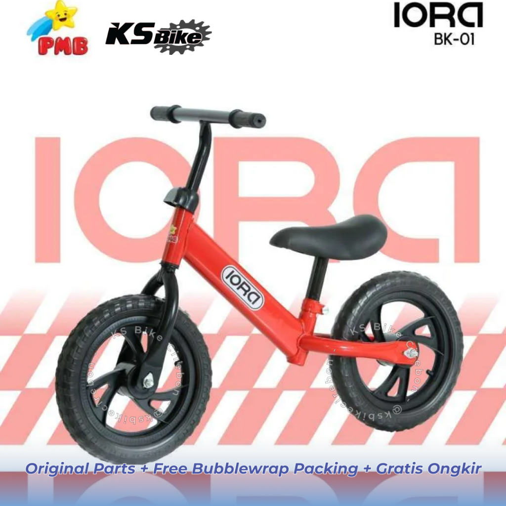 Pushbike Balance Bike IORA BK01 by PMB Toys Push Bike Sepeda Keseimbangan Anak KS Bike Cirebon