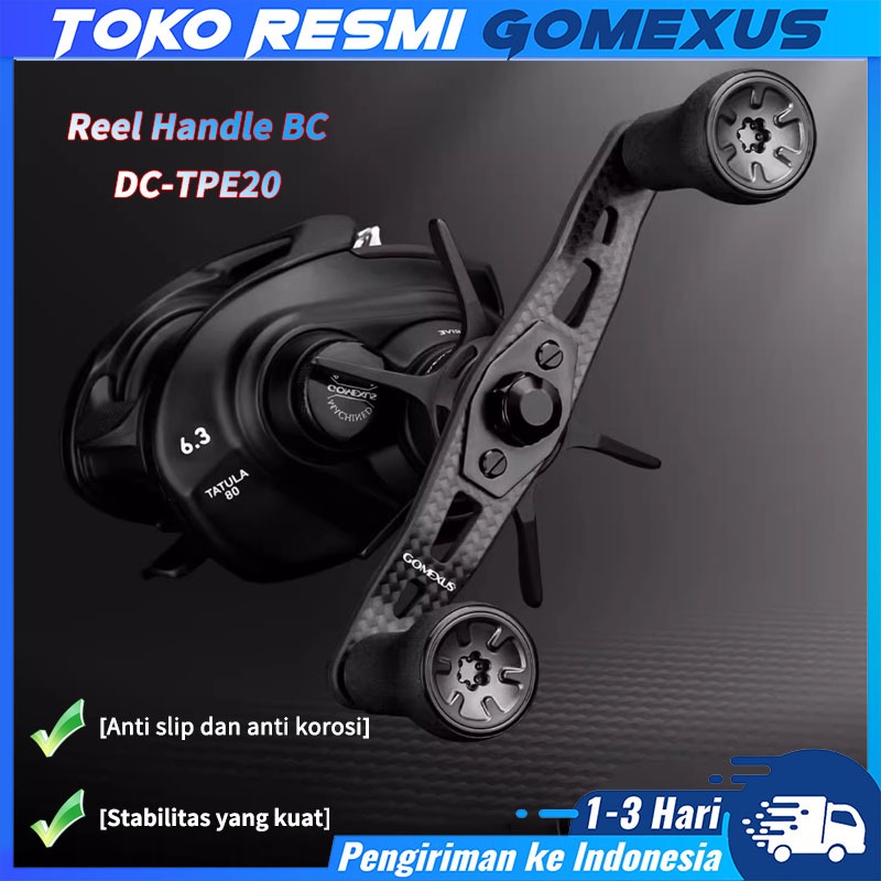 【In Stock】Gomexus DC-TPE20 Twin Handle Reel Berlaku untuk  BC universal untuk kiri dan kanan mengura