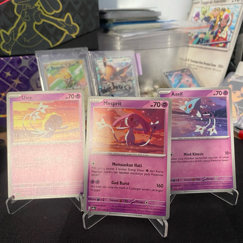 Uxie • Mesprit • Azelf Kilat Rasi TCG Pokemon Indonesia