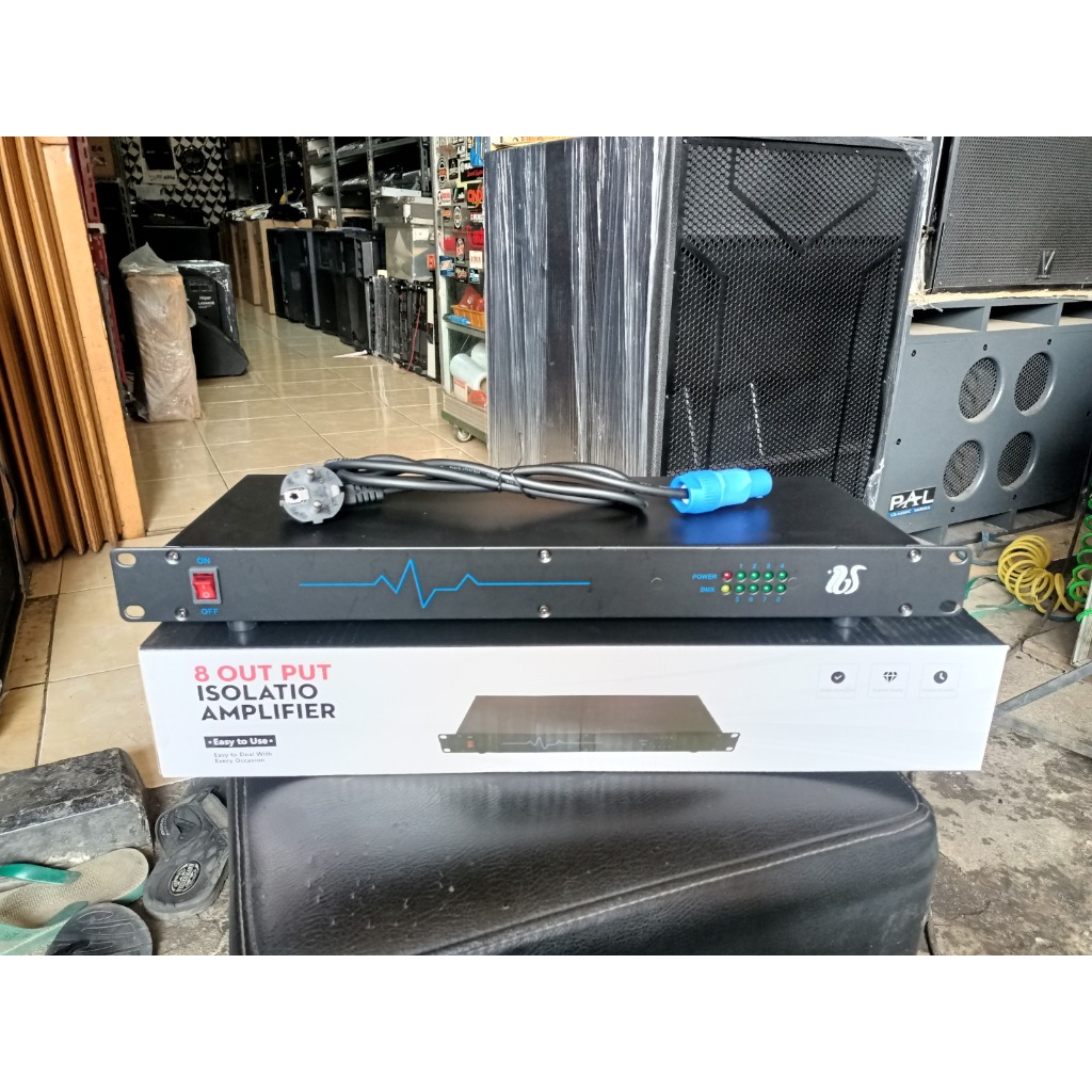 DMX SPLITTER 8CHANNEL