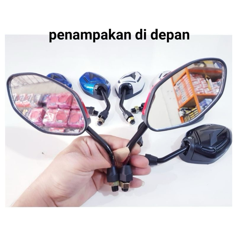 Bergaransi Kaca Spion Variasi Motor Beat Revo Lama-Revo Abs-Revo Fi-Revo Fit/Blade Lama-Blade
