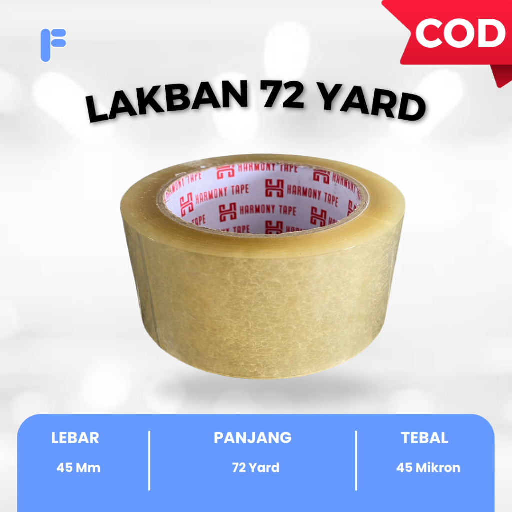 

Solasi Bening 72 Yard - Lakban Coklat Bening Tebal Super Lengket