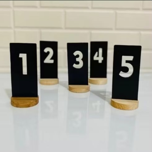 Nomor Meja/Penanda Meja cafe/resto
