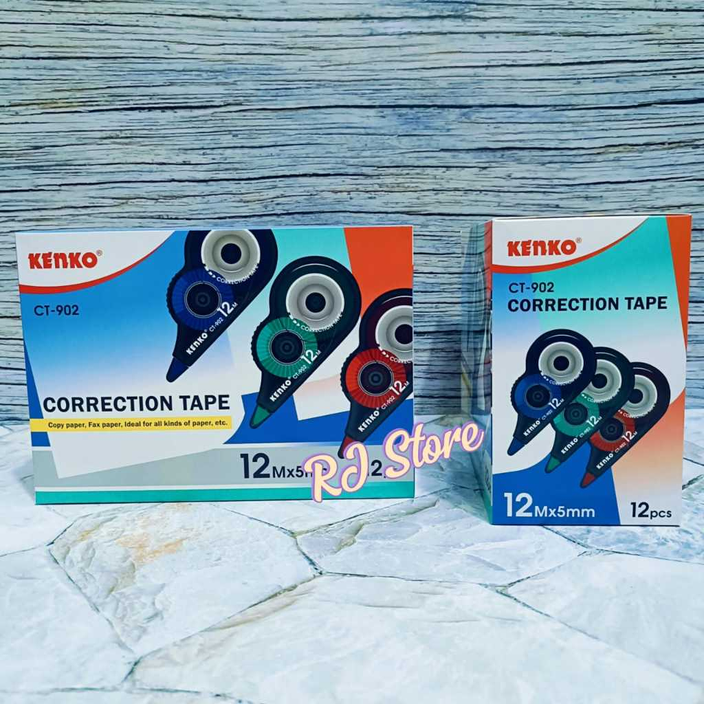 

TIP EX KERTAS KENKO CT 902 / CORRECTION TAPE KENKO CT 902