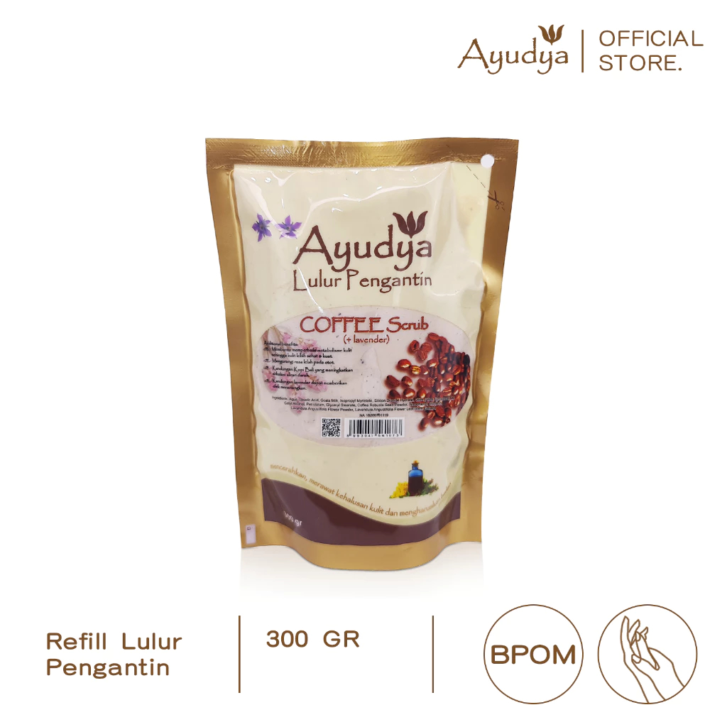 LADY LOOK | Ayudya REFILL Lulur Pengantin Sabun Perawatan 300 GR