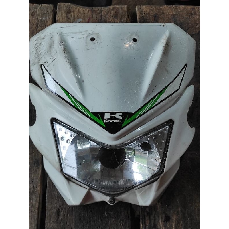 batok lampu depan kawasaki klx s lama ori
