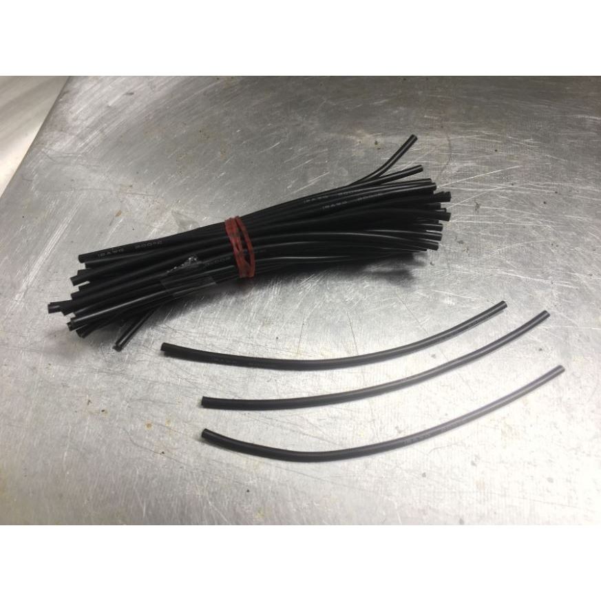 Kabel 18 awg 10cm kabel hitam