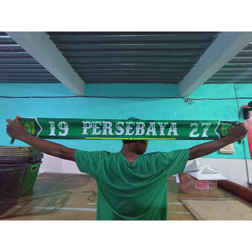 Syal printing custom satuan Bola / Syal Custom Printing Umroh / Komunitas / wisata / Supporter tidak