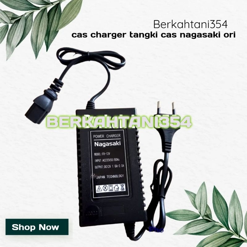 CAS CHARGER SEMUA TANGKI CAS MERK NAGASAKI ORIGINAL charger  Cas semua tangki sprayer elektrik cas a