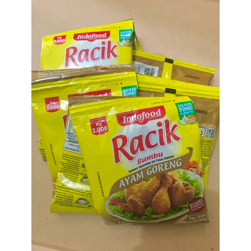 

Racik ayam goreng 1 renceng isi(10)