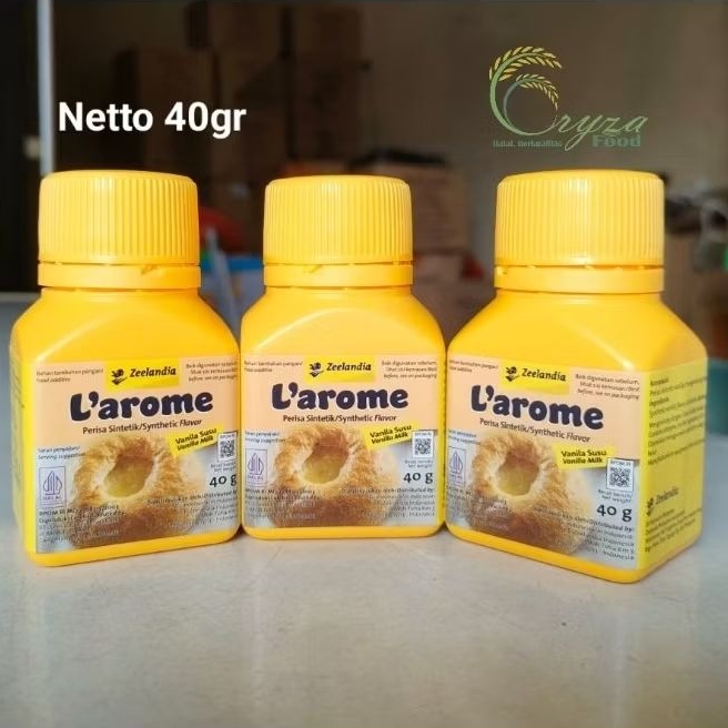 

LAROME VANILLA SUSU PERISA POWDER / LAROME VANILLA SUSU 40GR